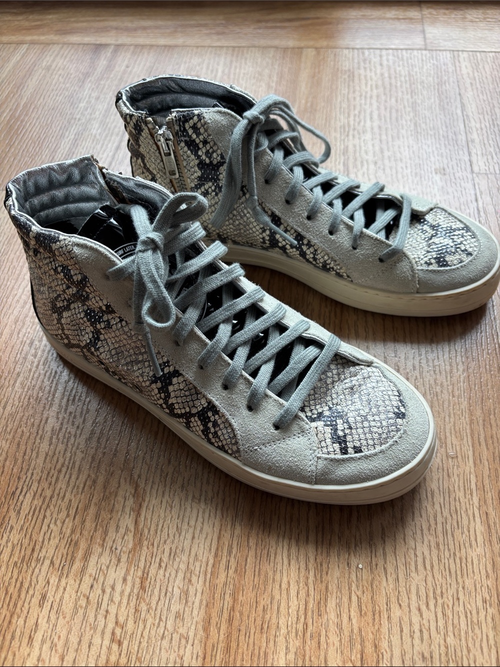P448 Python Star High-Top Sneaker Size 9